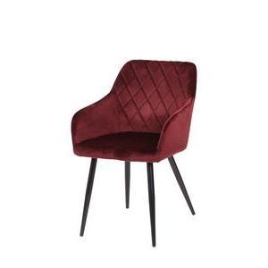 Fauteuil Betty - 56 x H 82 x 60 cm - Différents modèles - Rouge - K.KOON