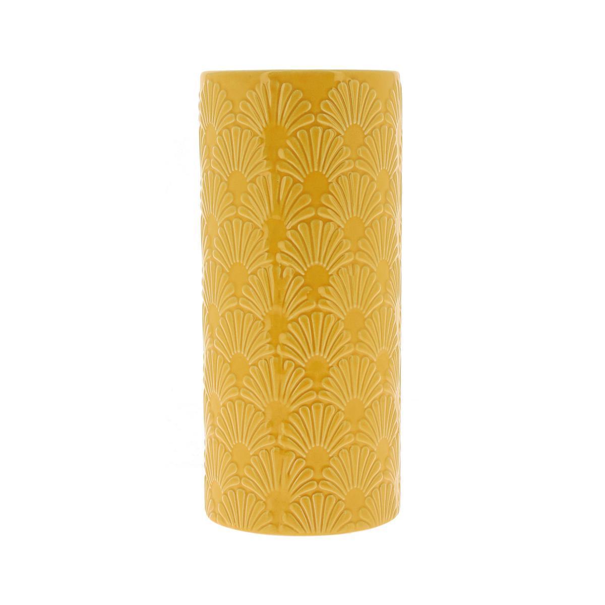 Vase Sonate - ø 10 x H 22 cm - Différents modèles - Jaune - K.KOON