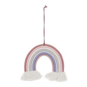 Décoration murale arc-en-ciel - L 25 x l 23 cm - Rose, beige - MINI K.KOON