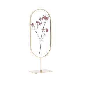 Décoration fleurs séchées à poser effet miroir - L 12 x H 30 x l 7 cm - Différents modèles - Cuivre, transparent - K.KOON