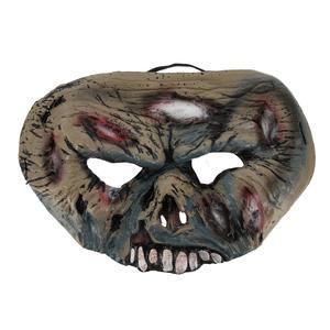 Masque de zombie - Taille adulte unique - Marron, gris