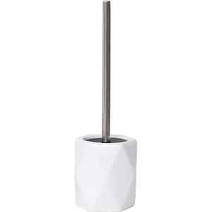 Brosse dolomite pot design - H 37 cm - Blanc