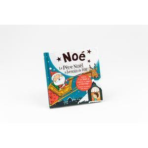 Livre de Noël personnalisé ''Noé, à la rescousse'' - L 15 x l 15 cm - Multicolore