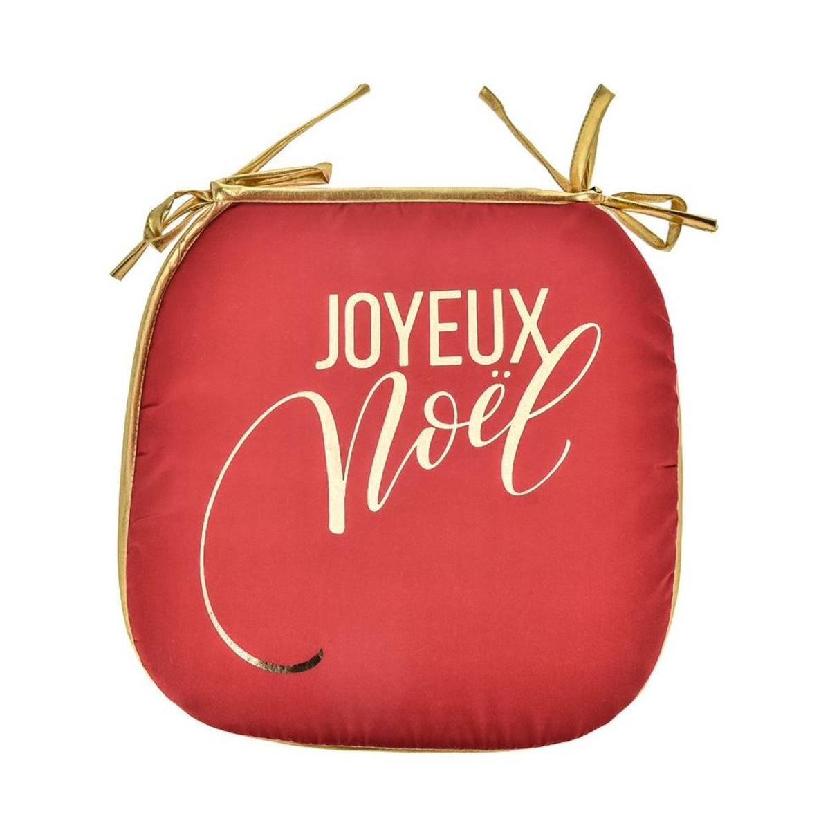 GALETTE IMP ROUGE NOEL 38X38