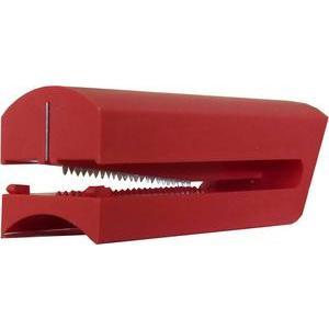 Effileur de ruban - L 3 x H 3 x l 9 cm - Rouge