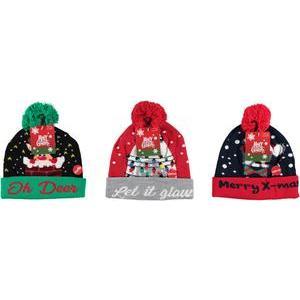 Bonnet de Noël enfant - Taille enfant unique - Différents modèles - Multicolore