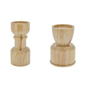 BOUGEOIRS BOIS HIVER X2PCS