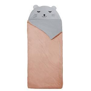 Sac de couchage enfant - L 120 x l 60 cm - Différents coloris - Rose, gris