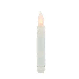 2 bougies à fausse flamme - ø 2.2 x H 16 cm - Blanc - K.KOON