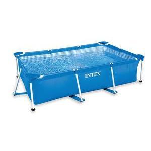 Piscine rectangulaire Metal Frame Junior - 220 x 150 x 60 cm - Bleu - INTEX