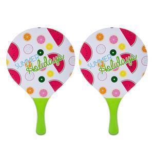 Paire de raquettes de plage Fun - Multicolore