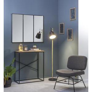 Miroir Atelier - L 100 x l 80 cm - Noir - K.KOON