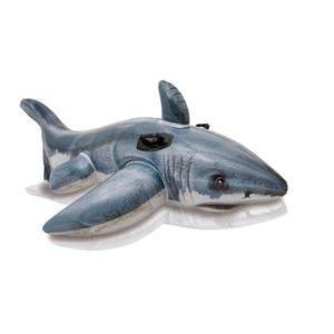 Requin blanc à chevaucher - 173 x 107 cm