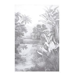 Toile imprimée Jungle d'antan - L 90 x l 60 cm - Différents modèles - Noir, blanc - K.KOON