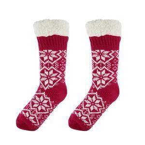 Chaussettes de Noël antifroid - Taille adulte unique : pointures 36 à 41 - Différents assortiments - Multicolore