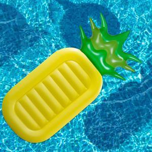 Matelas de piscine gonflable Ananas - L 187 cm - Jaune