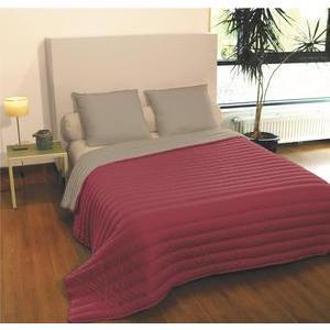 Couette doudoune - L 240 x l 220 cm - Différents coloris & formats - Gris, rouge