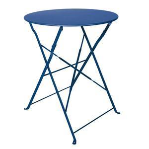 Table ronde - Diana - Ø 60 x H 71 cm - Bleu - MOOREA