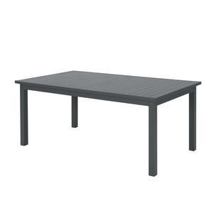 Table extensible Zao - 100 x 180 x H 75 cm - Gris - MOOREA