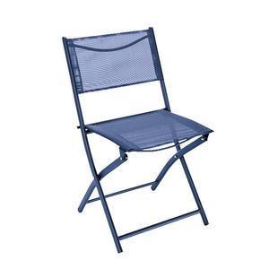 Chaise pliante en textilène Nouméa - Bleu