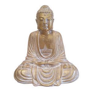 Statue de Bouddha assis en pierre - 38 x 23 x H 43 cm- MOOREA