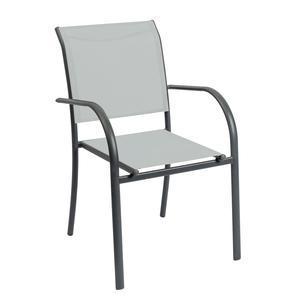 Fauteuil Tom - 56 x L 67 x H 86 cm - Gris