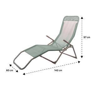 Transat Amanaya - 60 x L 142 x H 97 cm - Verveine - MOOREA