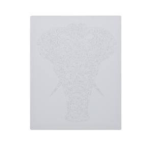 Peinture par numéros Éléphant - L 50 x l 40 cm - Multicolore