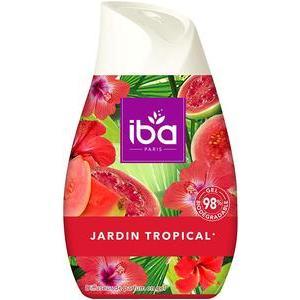 Désodorisant diffuseur de parfum en gel - 189 g - Senteur Jardin Tropical - IBA