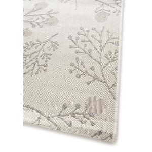 Tapis campagne imprimé fleurs - 120 x 170 cm - Blanc - K.KOON