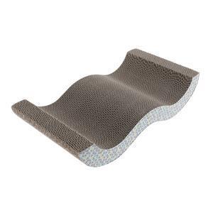 Griffoir vague en carton - L 44,5 x H 8,5 x l 23 cm