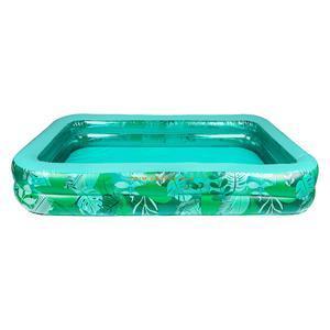 Piscine gonflable Jungle - L 210 x H 46 x l 132 cm - Vert