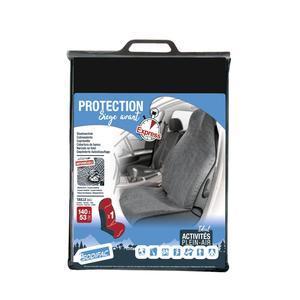 Protection imperméable pour siège avant de voiture - Noir