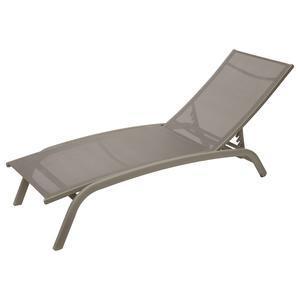 Transat Bonoa - L. 194 x P. 64 x H. 83 cm - Gris - HESPERIDE