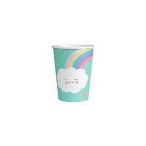 8 gobelets Rainbow - 25 cl