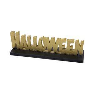 deco de table halloween doree