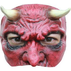 Demi-masque de diable - Taille unique adulte