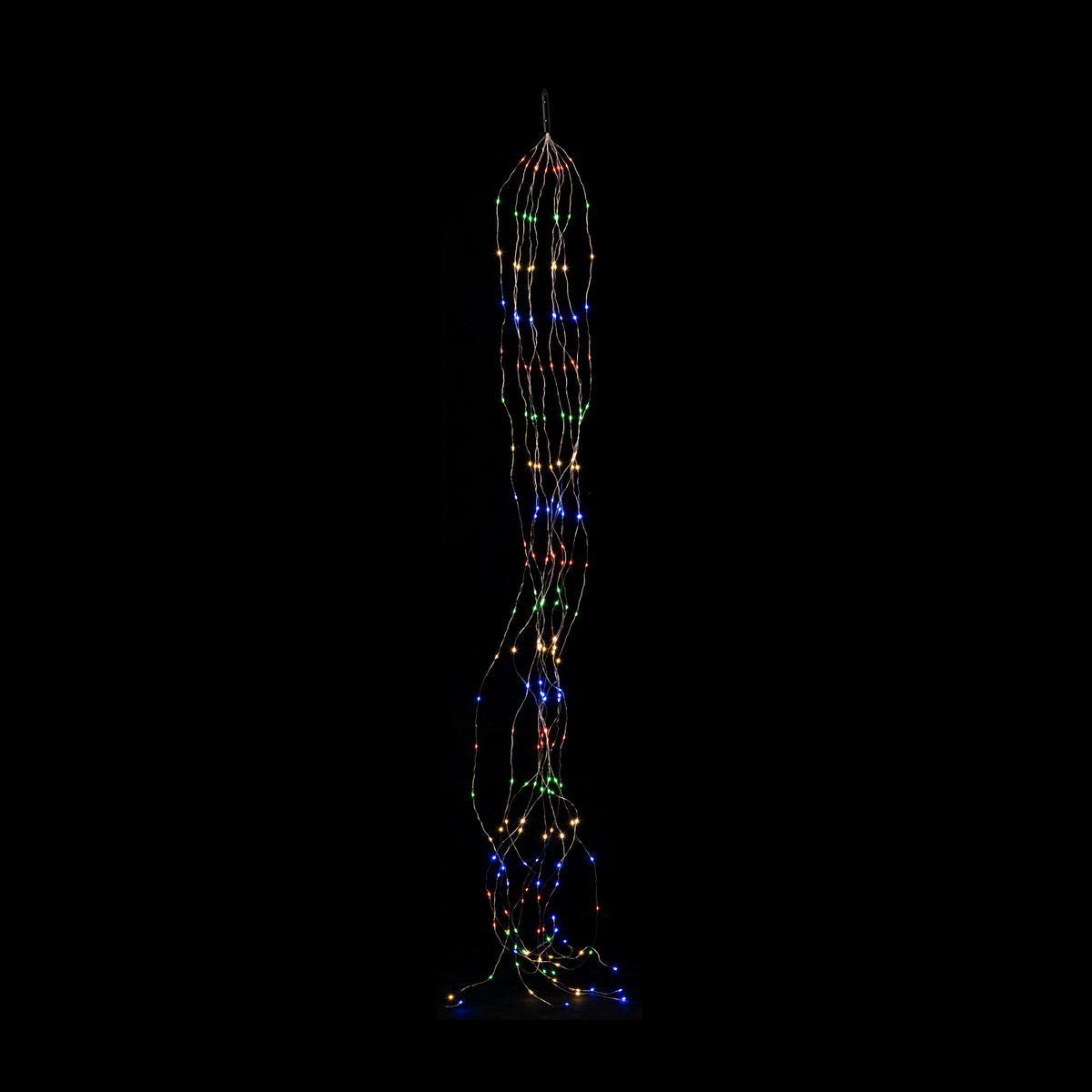Guirlande cascade micro-LED - L 2 m - Multicolore - FAIRY STARS