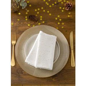 2 serviettes de table pailletées - 40 x 40 cm - Or - K.KOON