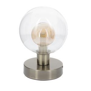 Lampe boule en verre - H 17 cm