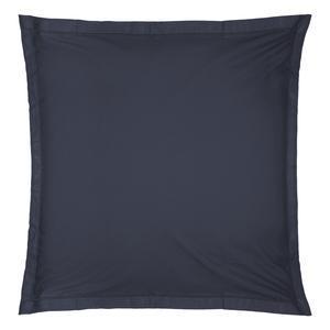 Taie d'oreiller en coton - L. 63 x l. 63 cm - Bleu marine - ATMOSPHERA