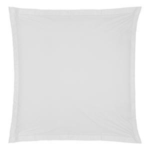 Taie d'oreiller en coton - L. 63 x l. 63 cm - Blanc - ATMOSPHERA