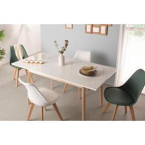 Table extensible Elodie - K.KOON - H 76 x 80 x 160 cm