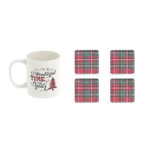 COFFRET MUG + 4 SOUS MUG