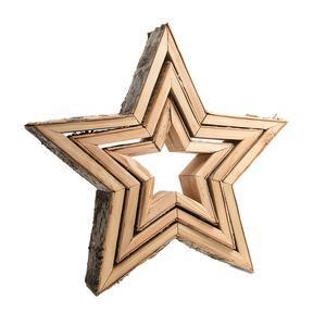 Ensemble 3 étoiles décoratives - H 20 à 40 cm - K.KOON
