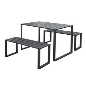 Table + 2 bancs Madrid - 70 x L 120 x H 72 cm - MOOREA