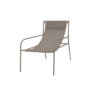 Fauteuil Tripoli - 64 x L 95 x H 80 cm - Taupe - MOOREA