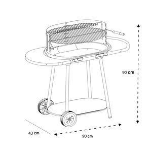 Barbecue Reno - 43 x L 90 x H 90 cm - MOOREA