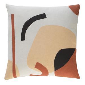 Coussin soleil noir - 40 x L 40 cm - K.KOON