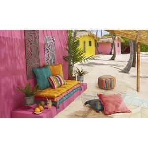 Coussin de sol long Paradise - 60 x 120 cm - Jaune - K.KOON